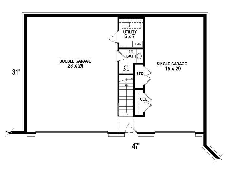 1st Floor Plan, 006G-0149