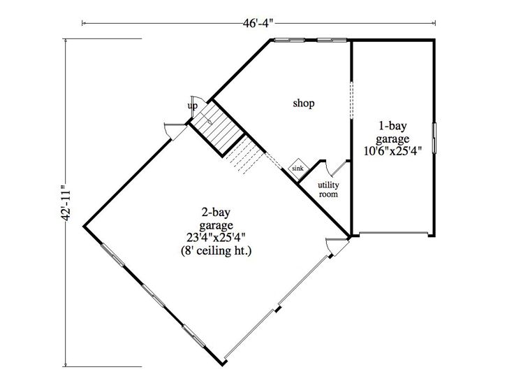 1st Floor Plan, 053G-0009