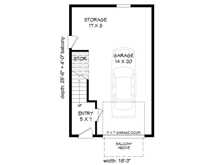 1st Floor Plan, 062G-0083