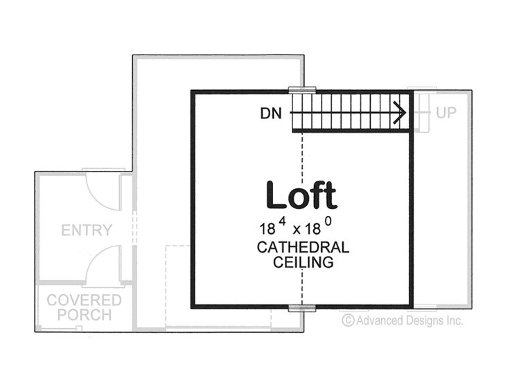 2nd Floor Plan, 050G-0003