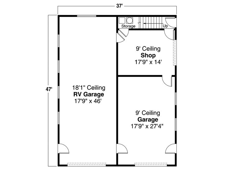 1st Floor Plan, 051G-0130