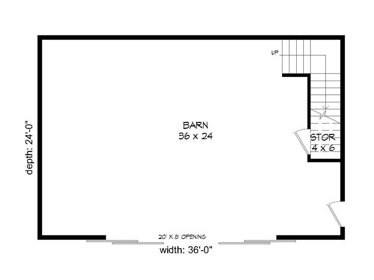 1st Floor Plan, 062B-0004