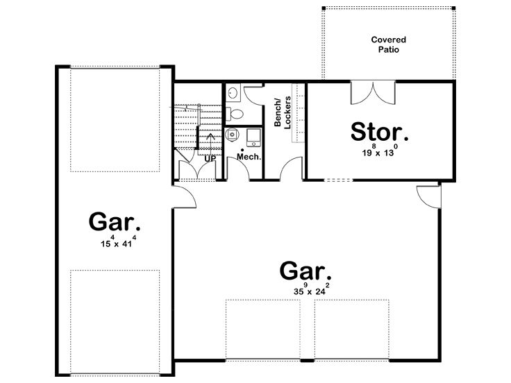 1st Floor Plan, 050G-0098