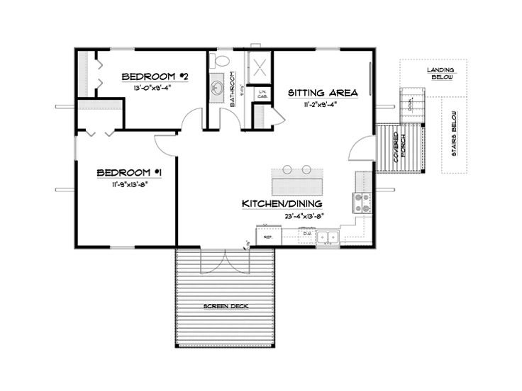 2nd Floor Plan, 087B-0006