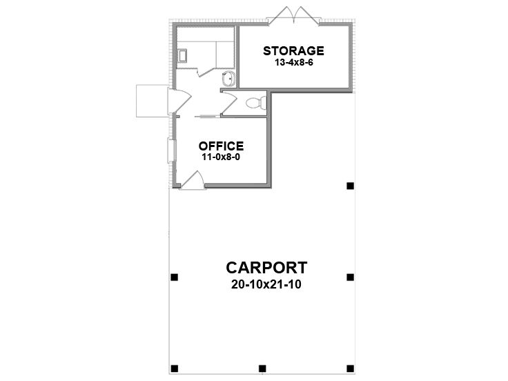 Floor Plan, 076G-0018