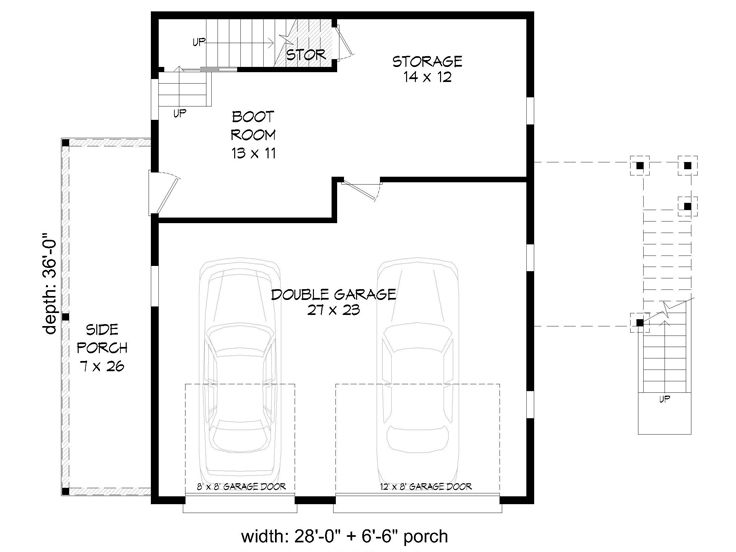 1st Floor Plan, 062G-0211