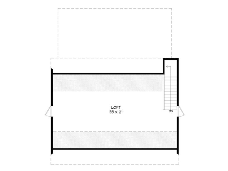 2nd Floor Plan, 062B-0015