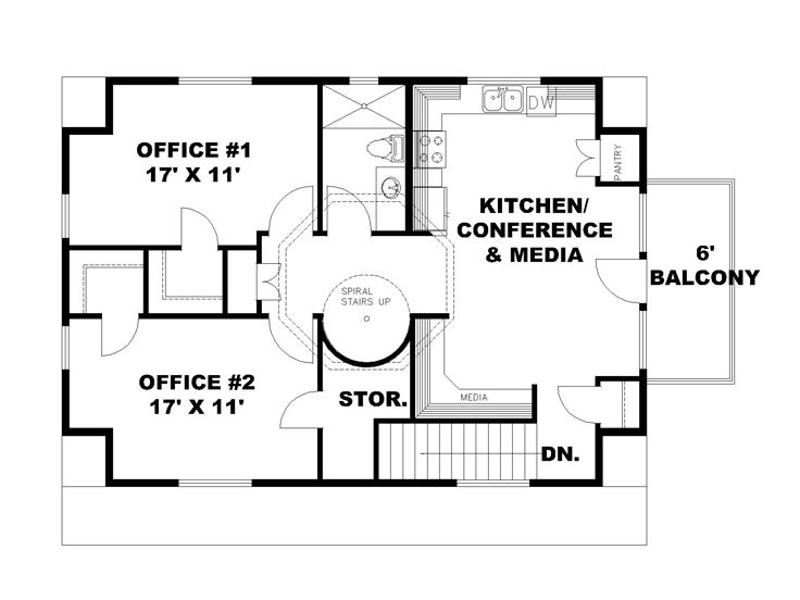 2nd Floor Plan, 012G-0134