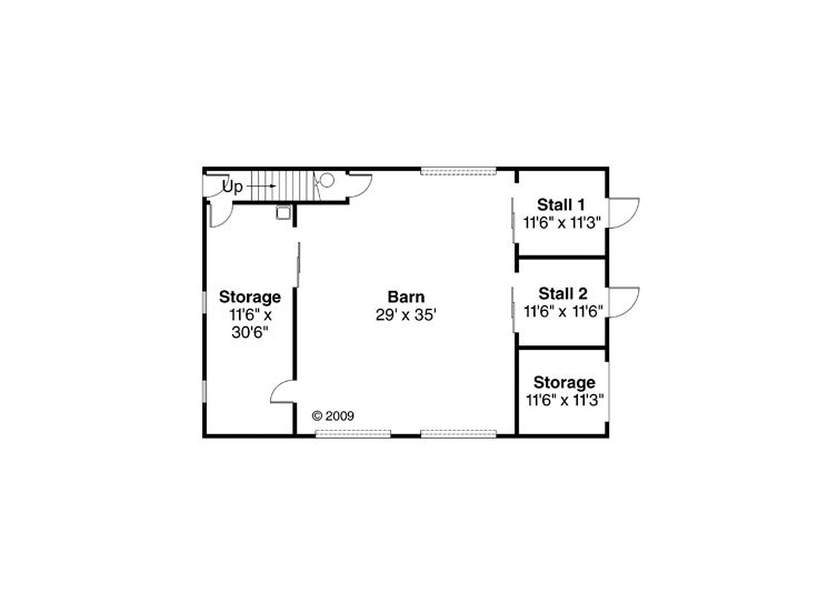 1st Floor Plan, 051B-0003