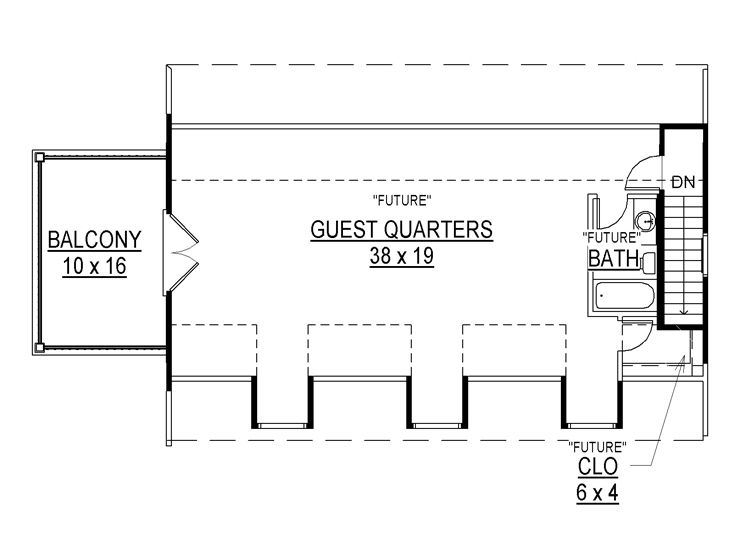 2nd Floor Plan, 006G-0124