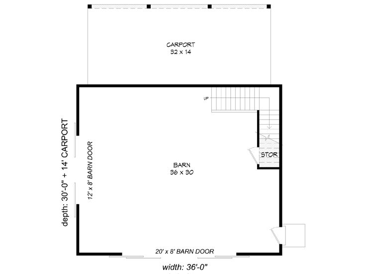 1st Floor Plan, 062B-0015