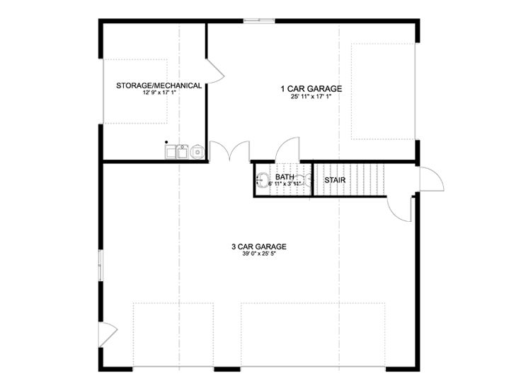 1st Floor Plan, 065G-0025