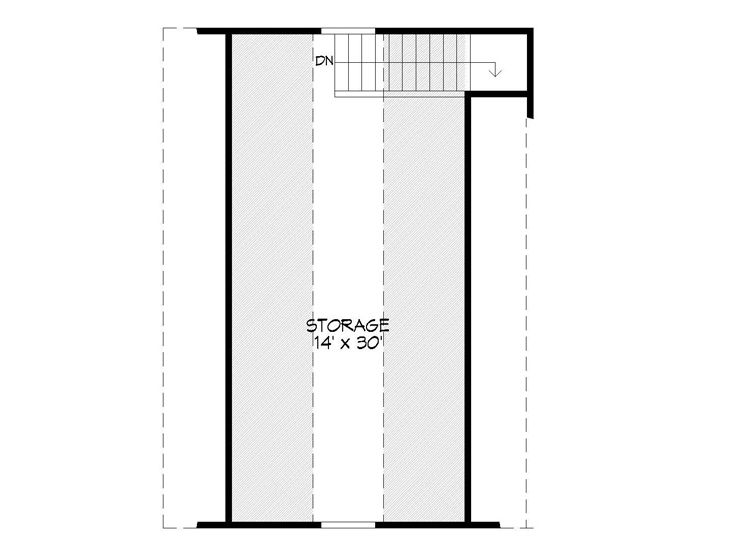 2nd Floor Plan, 062G-0020