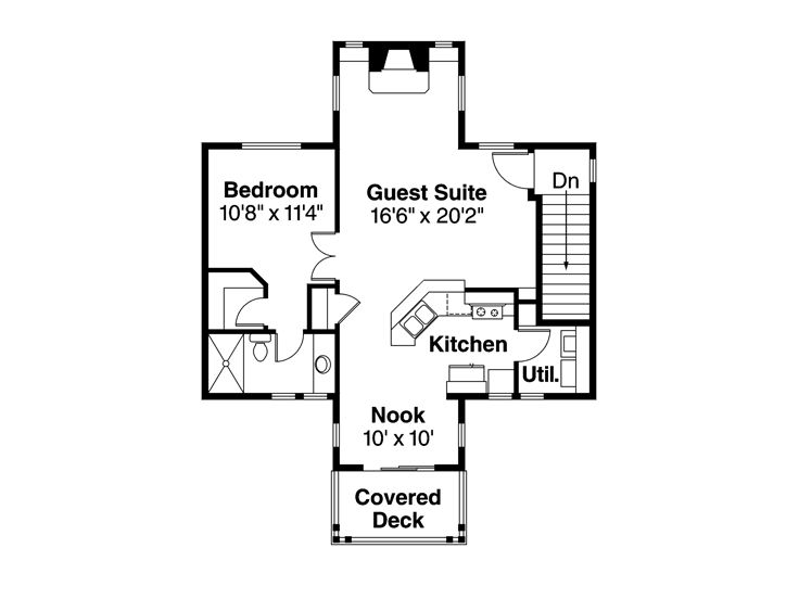 2nd Floor Plan, 051G-0045