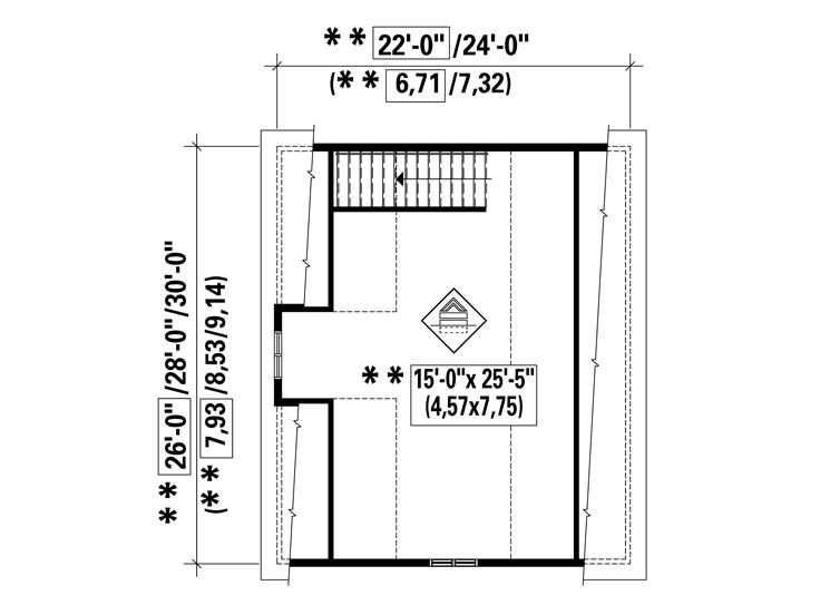 2nd Floor Plan, 072G-0016