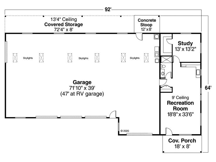 1st Floor Plan, 051G-0023