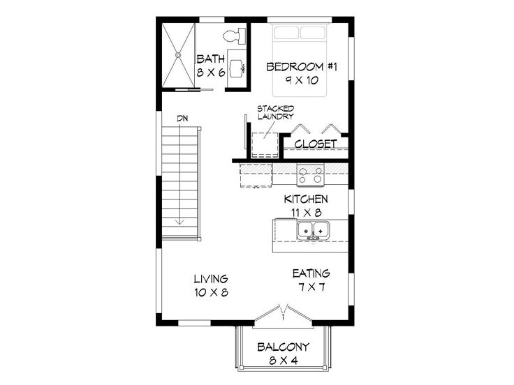2nd Floor Plan, 062G-0083