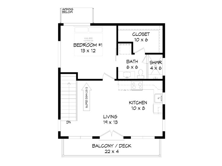 2nd Floor Plan, 062G-0348