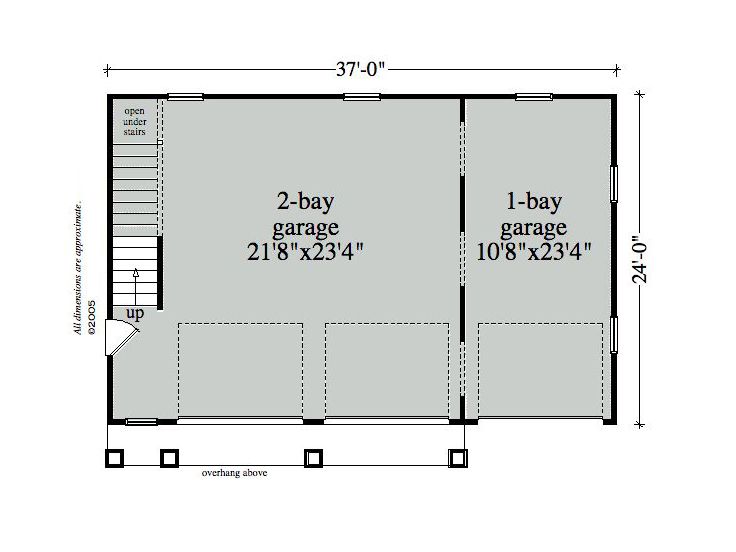 1st Floor Plan, 053G-0012
