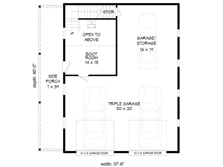 1st Floor Plan, 062G-0344