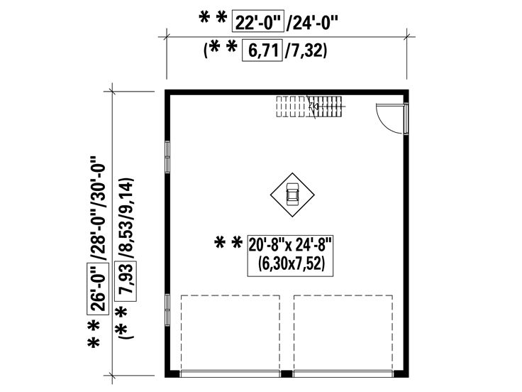1st Floor Plan, 072G-0017