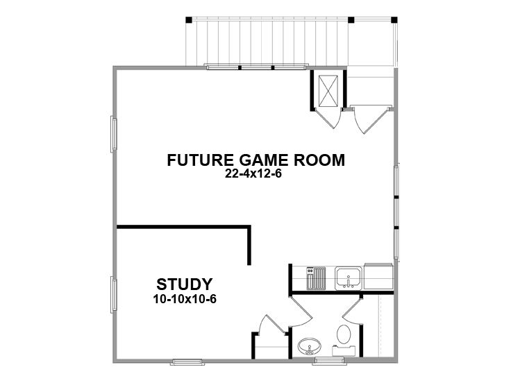 2nd Floor Plan, 076G-0007