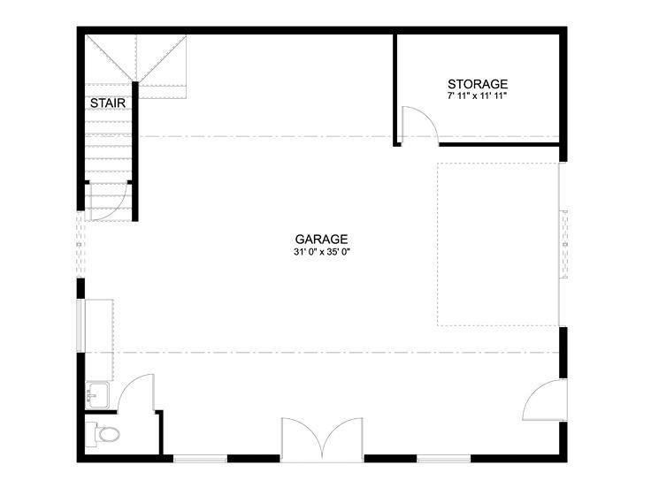1st Floor Plan, 065G-0011