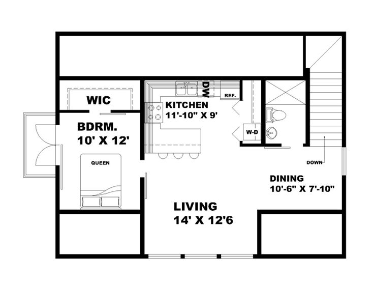 2nd Floor Plan, 012G-0142