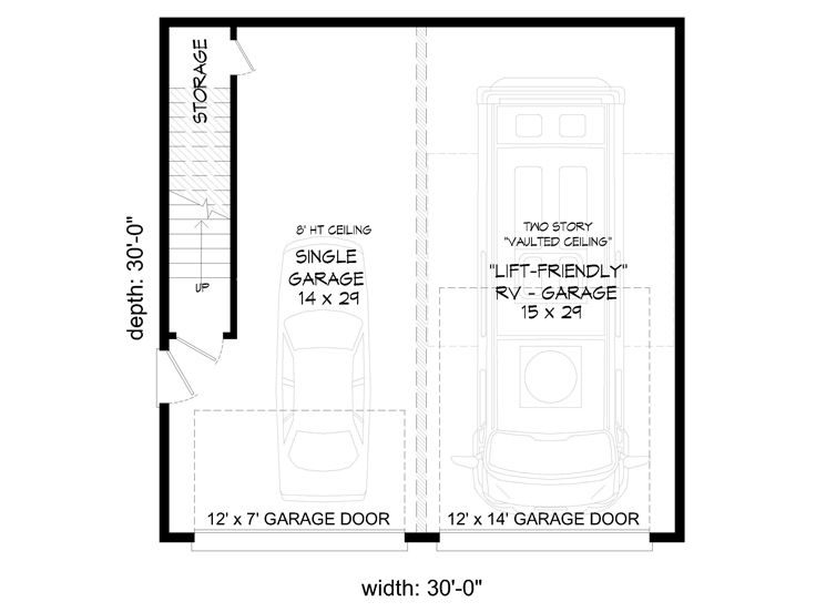 1st Floor Plan, 062G-0220