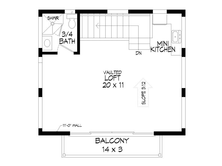 2nd Floor Plan, 062G-0146