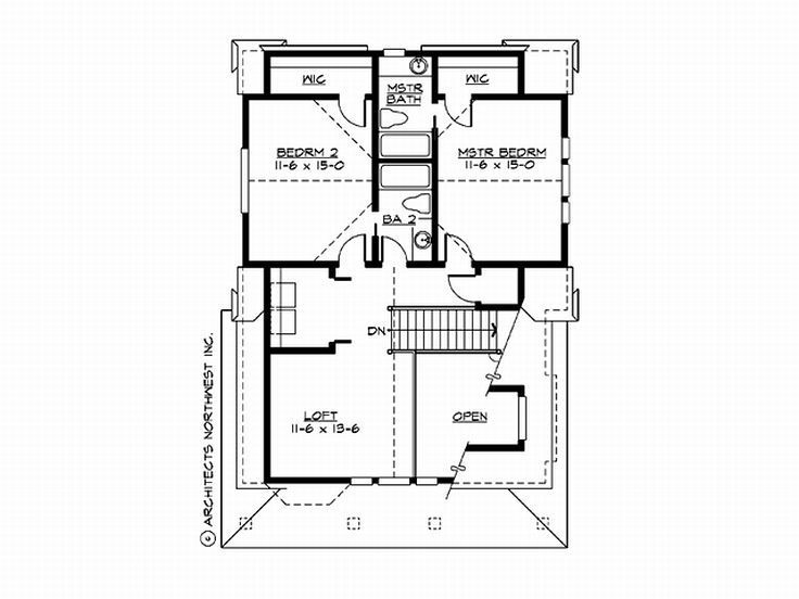 2nd Floor Plan, 035G-0004