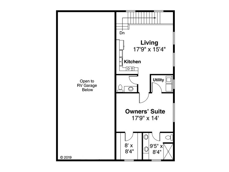 2nd Floor Plan, 051G-0130