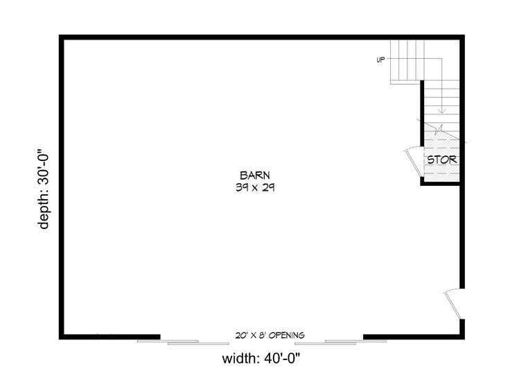 1st Floor Plan, 062B-0010