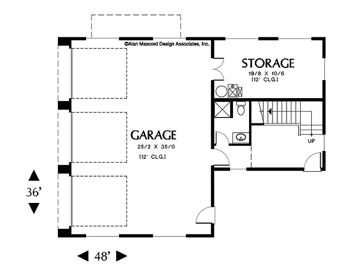 1st Floor Plan, 034G-0004