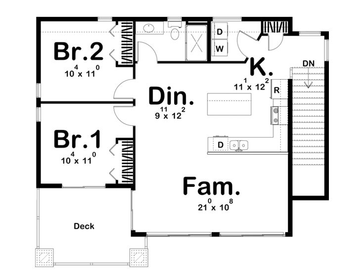 2nd Floor Plan, 050G-0115