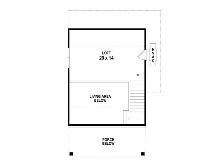 2nd Floor Plan, 006G-0153