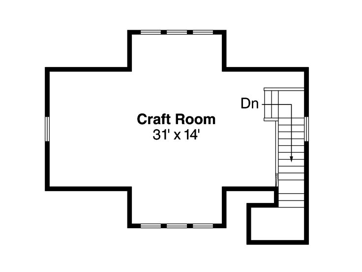 2nd Floor Plan, 051G-0042