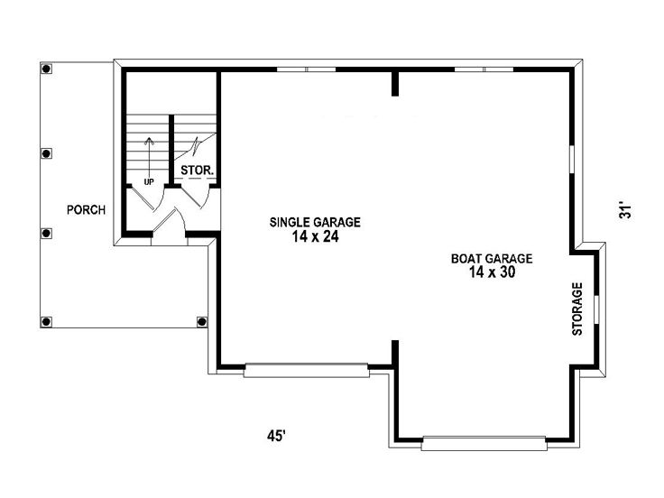 1st Floor Plan, 006G-0098