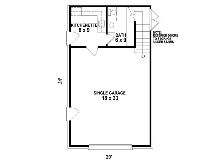 1st Floor Plan, 006G-0136