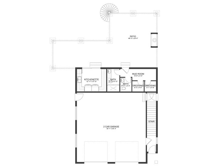 1st Floor Plan, 065G-0024