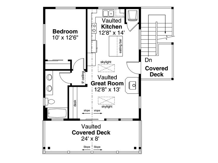 2nd Floor Plan, 051G-0142