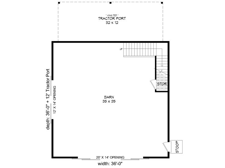 1st Floor Plan, 062B-0013