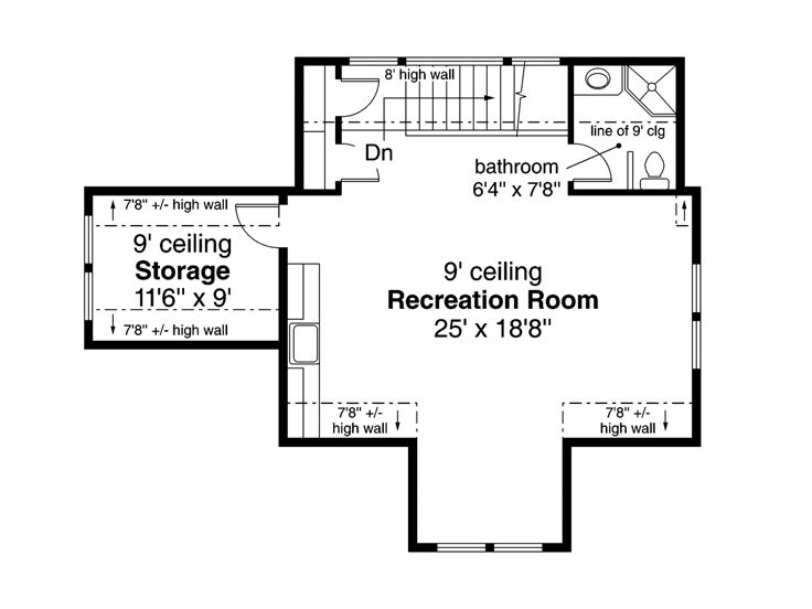 2nd Floor Plan, 051G-0058