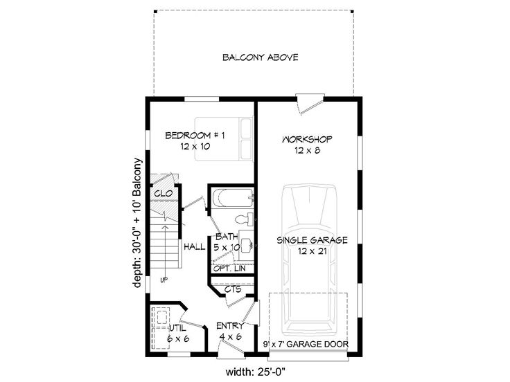 1st Floor Plan, 062G-0138
