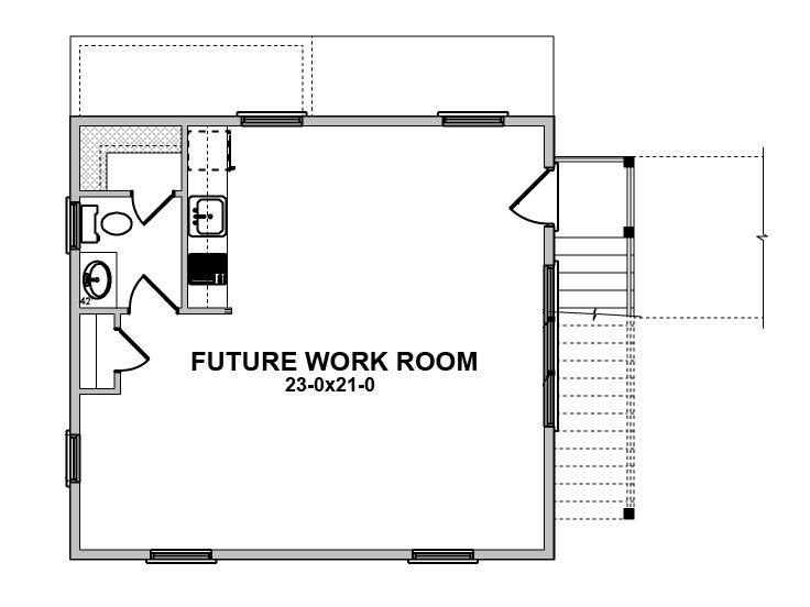 2nd Floor Plan, 076G-0008