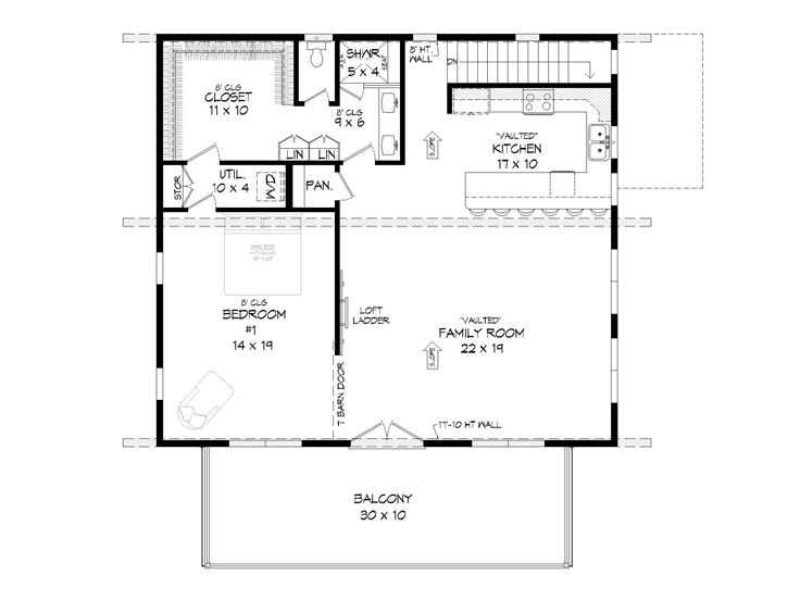 2nd Floor Plan, 062G-0334