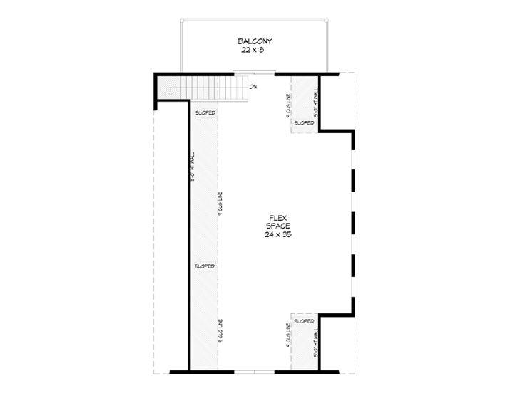 2nd Floor Plan, 062G-0302
