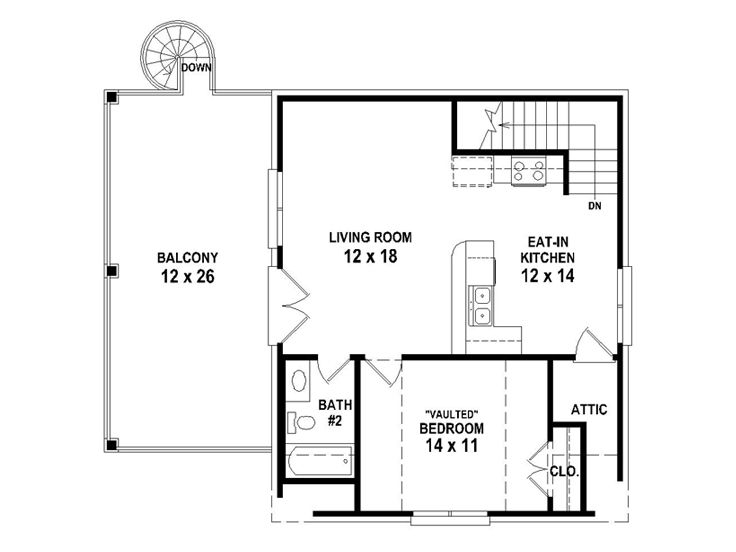 2nd Floor Plan, 006G-0101
