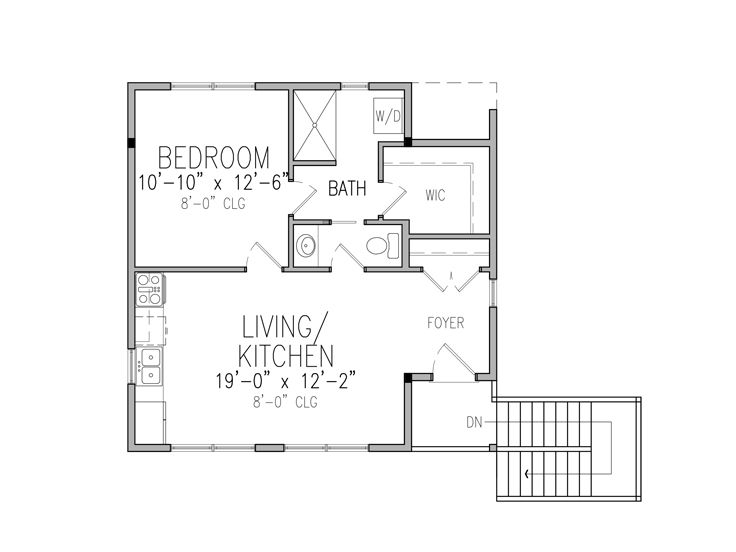 2nd Floor Plan, 054G-0008