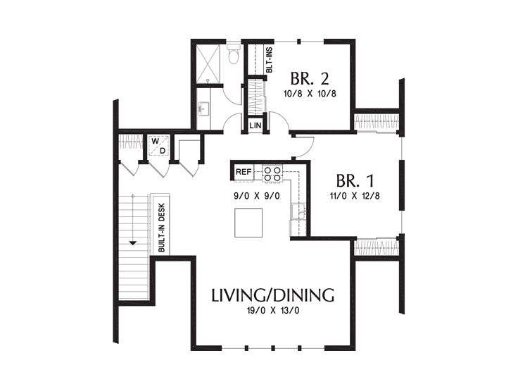 2nd Floor Plan, 034G-0026